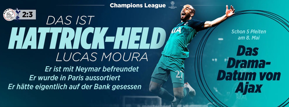 Lucas Moura Hattrick