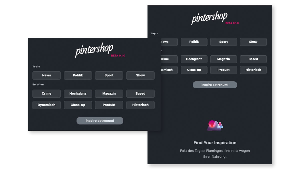 Pintershop Panel
