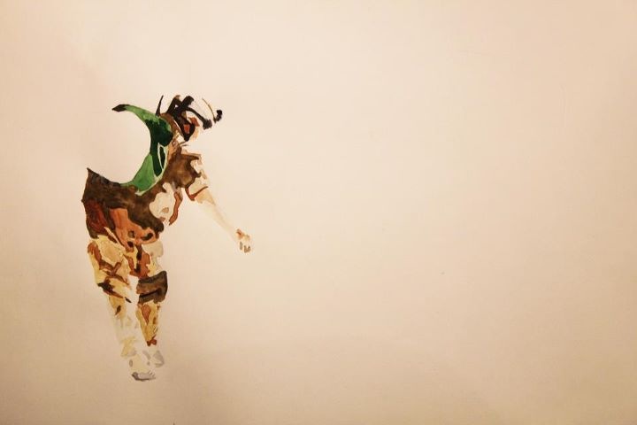 Watercolor Soldier